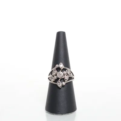 Ring (Sølv, Transparent) Sølv
