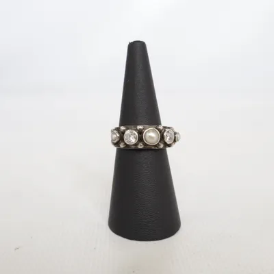 Ring (Zilver, Wit, Transparant) van Kumkum Zilver