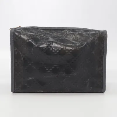 Trousse de toilette (Gris) de Gucci Parfums Fibre métallique, Polyester, Polyuréthane