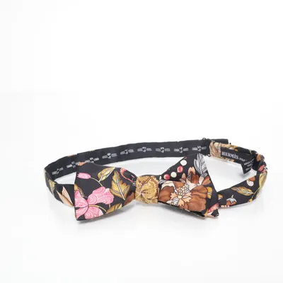 Bow tie (Black, Multicolored) from Hermès Silk