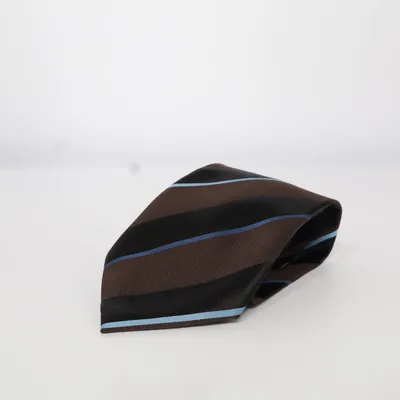 Stropdas (Bruin, Zwart, Blauw) van Tom Harrison Zijde