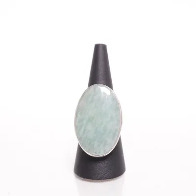 Ring (Green, Silver) from Edelstein Silver