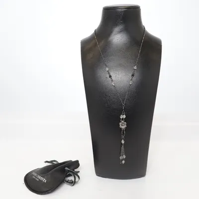 Necklace (Black) from Yvone Christa Silver