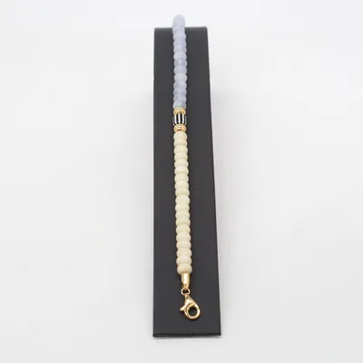 Bracelet (Blue, Beige, Multicolored) Silver