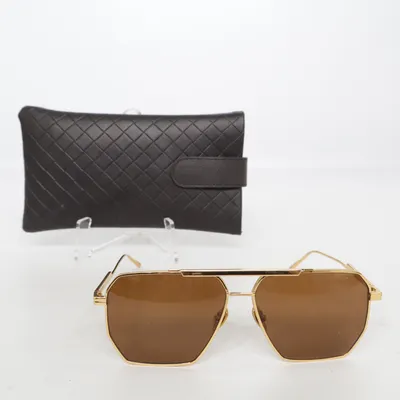 Solbriller (Guld, Brun) fra Bottega Veneta
