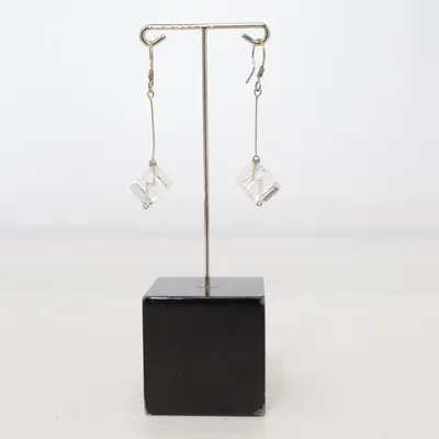 Örhängen (Silverfärgad, Transparent) Silver
