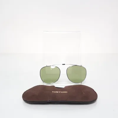 Clip-on solglasögon (Silverfärgad, Grön) från Tom Ford
