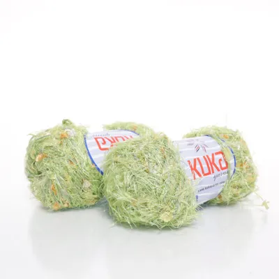 Yarn (Green, Multicolored) from Kuka