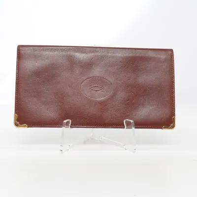 Portefeuille (Rouge) de Cartier Cuir