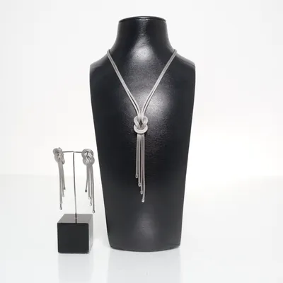 Smyckesset (Silverfärgad) från Agatha Silver