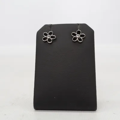Ohrringe (Silber, Schwarz) von Marc by Marc Jacobs Unbekanntes Metall
