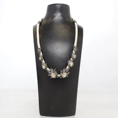 Halsband (Beige, Svart) från Lanvin Okänd metall
