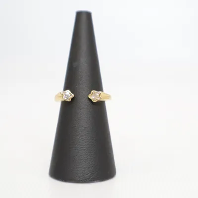 Bague (Pandora pierścionek srebrny pozłacany s925 gwiazdki cyrkonie witchy boho) de Pandora Argent