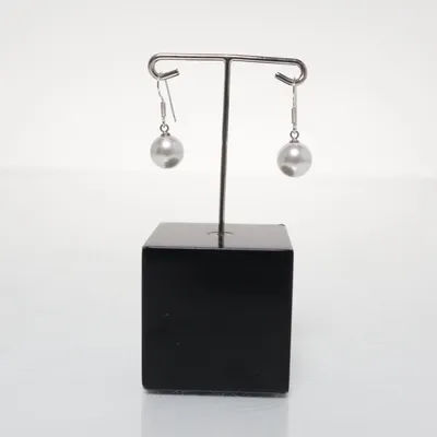 Oorbellen (Wit, Zilver) Zilver