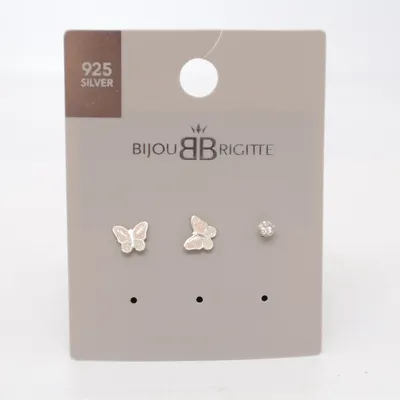 Earrings (Silver, Pink) from Bijou Brigitte Silver