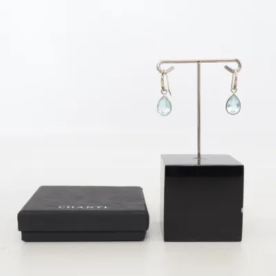 Örhängen (Blå, Silverfärgad) från Chanti Silver