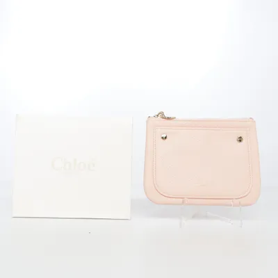 Toilet bag (Pink) from Chloé Parfum Polyurethane, Polyester