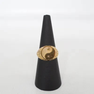 Signet ring (Gold) from Eve's Jewel Silver