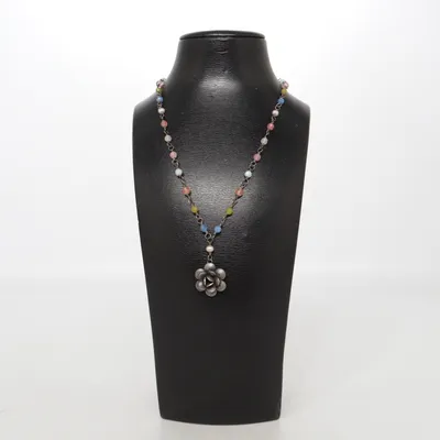 Halsband (Silverfärgad, Flerfärgad) från Yvone Christa Silver