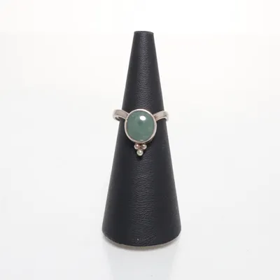 Ring (Silver, Green) Silver