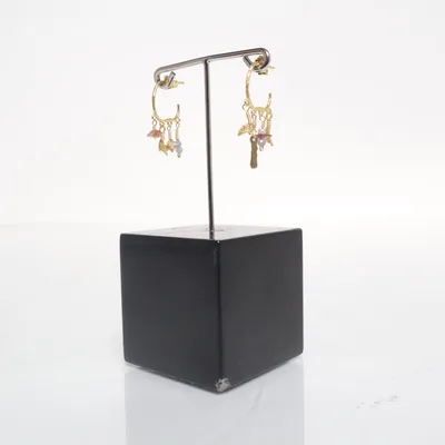 Earrings (Gold, Multicolored) from Maanesten Silver