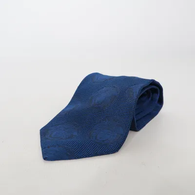 Cravate (Bleu) de Gianni Versace Soie