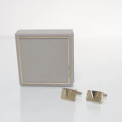 Manschettknappar (Guldfärgad, Silverfärgad) Silver