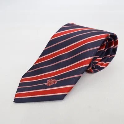 Cravate (Bleu, Rouge, Blanc) de Versace Soie
