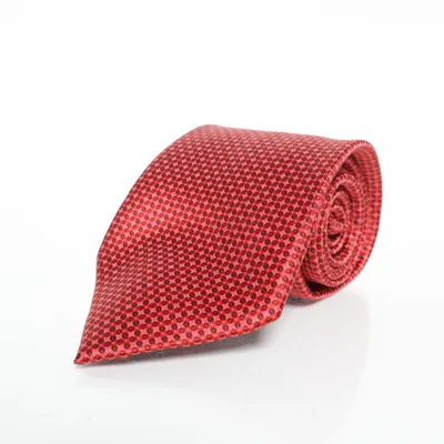 Tie (Red, Multicolored) from Ermenegildo Zegna Silk