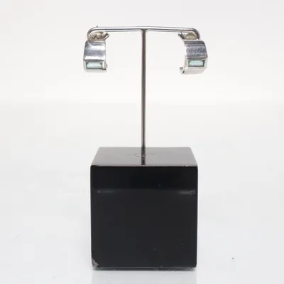 Oorbellen (Zilver, Blauw) Zilver