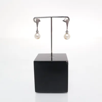 Earrings (Silver, White) from Pandora Silver