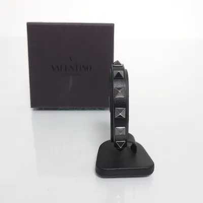 Armband (Svart, Silverfärgad) från Valentino Garavani Skinn