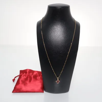 Halsband (Guldfärgad, Röd) Guld