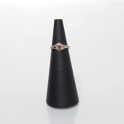 Ring (Silverfärgad, Rosa) Silver