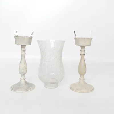 Candlestick (Gray, White, Beige)