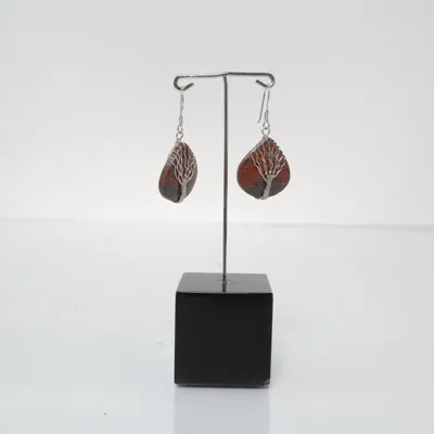 Örhängen (Brun, Silverfärgad, Flerfärgad) Silver