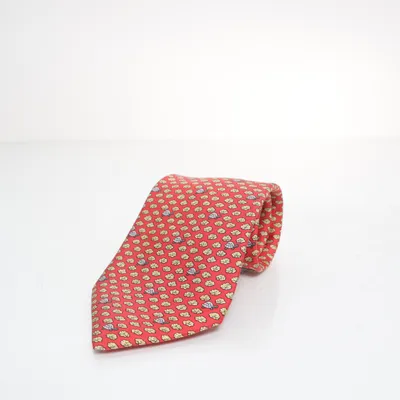 Stropdas (Rood, Meerkleurig) van Hermès Zijde