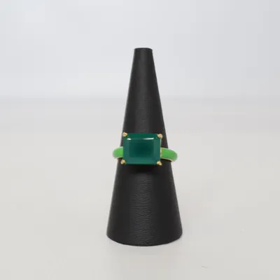 Ring (Groen, Goud) van Sophie by Sophie Zilver