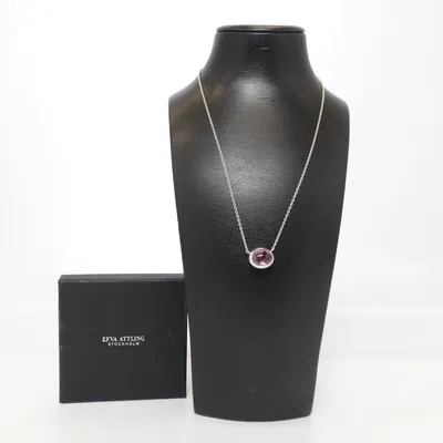 Halsband (Silverfärgad, Lila) från Efva Attling Silver
