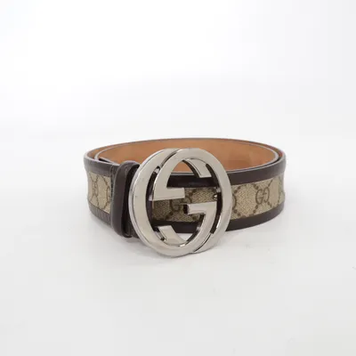 Belt (Interlocking G Belt GG Supreme Canvas) from Gucci