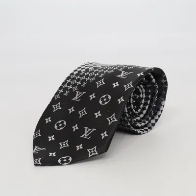 Stropdas (Zwart, Wit) van Louis Vuitton Zijde