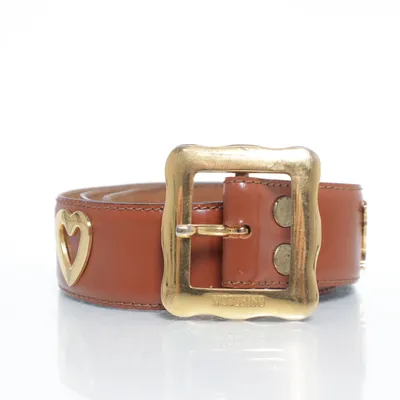 Belt (Brown) from Moschino Leather