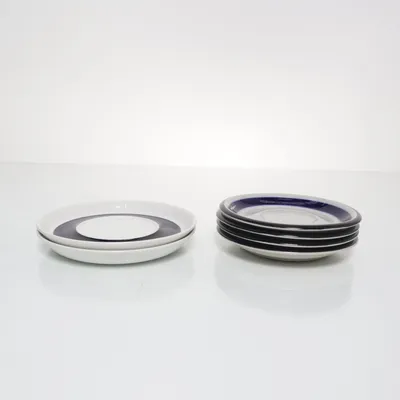 Assiett (Grå, Blå, Svart) från Arabia