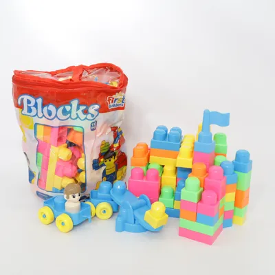 Legeklodser (Flerfarvet) fra First Builders