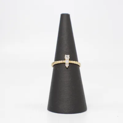 Ring (Gold, Transparent) from Eves Silver