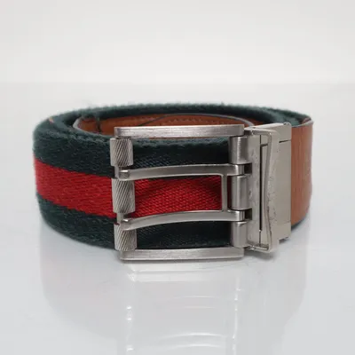 Bälte (Brun, Svart, Röd) från Gucci