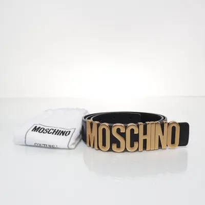 Bälte (Svart) från Moschino Skinn