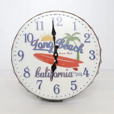 Wall clock (White, Multicolored) from Victoria's Design House