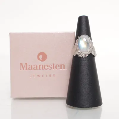 Ring (Zilver, Wit) van Maanesten Zilver