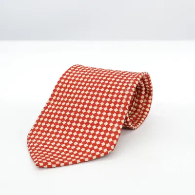 Cravate (Rouge, Multicolore) de Ermenegildo Zegna Soie